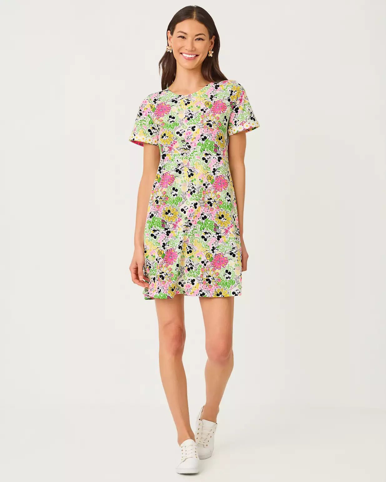 Cody Short Sleeve DressWomen - Dresses - Swing DressesLILLY PULITZERThe Printed Peach Savannah