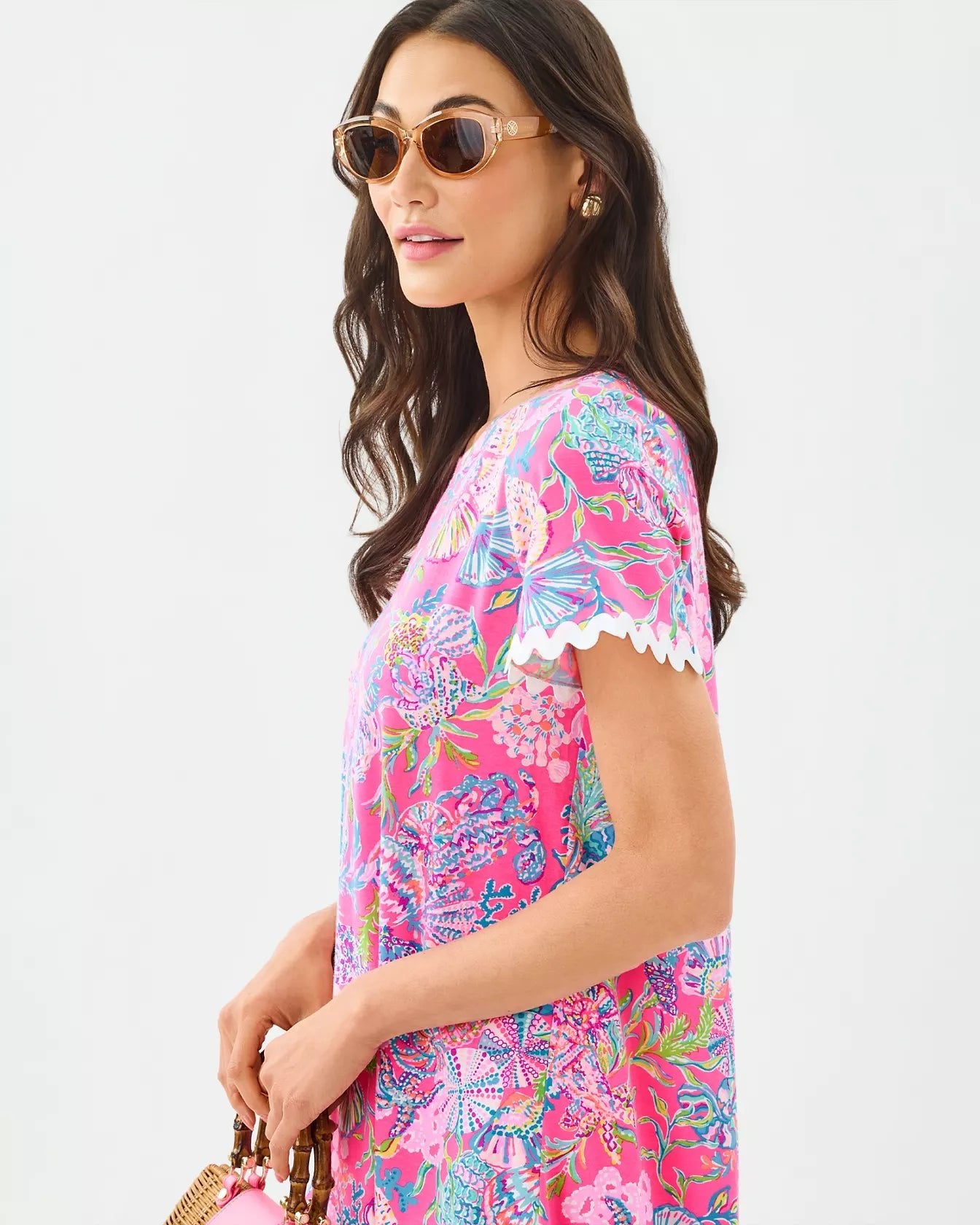 Cody Short Sleeve DressLILLY PULITZERThe Printed Peach Savannah