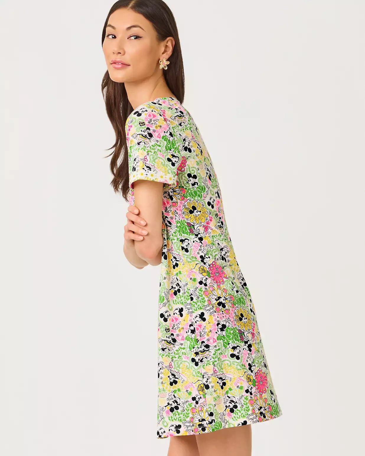 Cody Short Sleeve DressWomen - Dresses - Swing DressesLILLY PULITZERThe Printed Peach Savannah