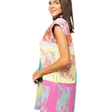Colorblock QOS Card Logo Tank DressWomen - Dresses - A-Line/Easy DressesQueen of SparklesThe Printed Peach Savannah