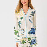 Croix Linen ShortWomen - Bottoms - ShortsLILLY PULITZERThe Printed Peach Savannah