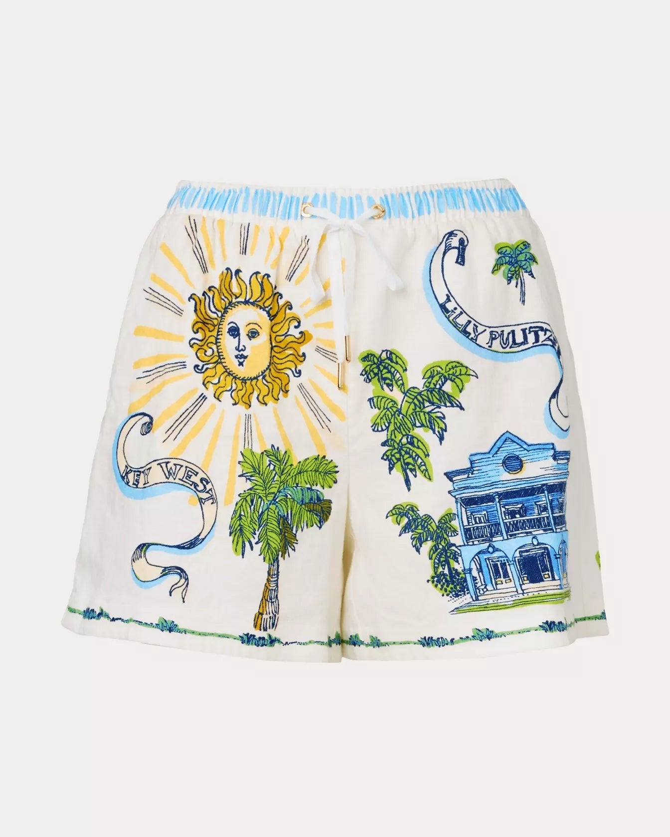 Croix Linen ShortWomen - Bottoms - ShortsLILLY PULITZERThe Printed Peach Savannah