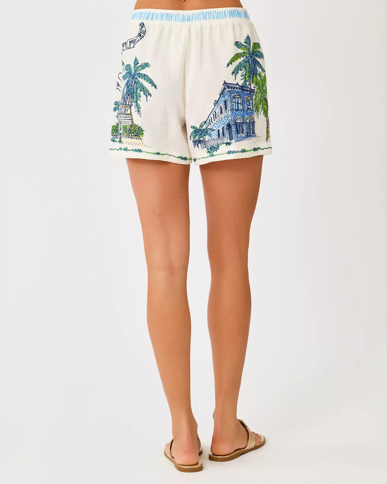Croix Linen ShortWomen - Bottoms - ShortsLILLY PULITZERThe Printed Peach Savannah