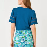 Sebene Eyelet Knit Top