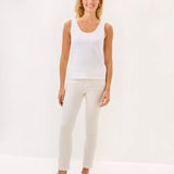 Gabbie Crochet Trimmed Knit Tank Top