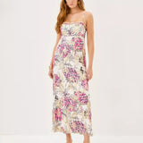 Kristi Beaded Jacquard Maxi Dress