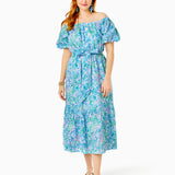 Tamie Off-the-Shoulder Midi Dress