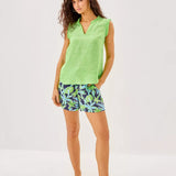 Kavalla Sleeveless Ruffle Top