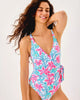 Dalhia One - Piece SwimsuitHeartland Retail ItemsLILLY PULITZERThe Printed Peach Savannah