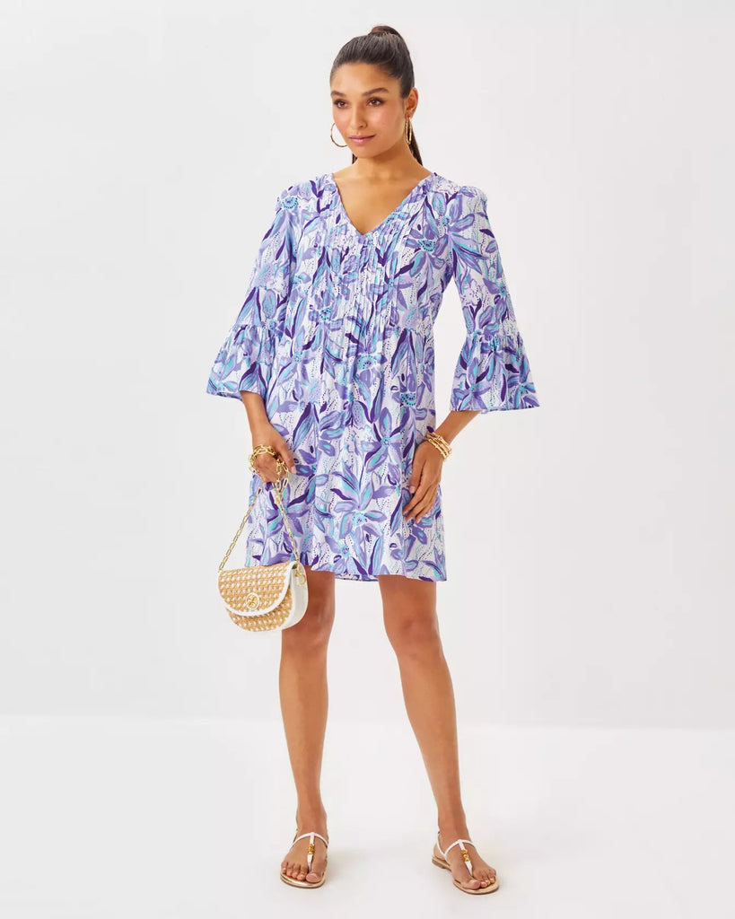 Danika 3/4 Sleeve Tunic DressLILLY PULITZERThe Printed Peach Savannah