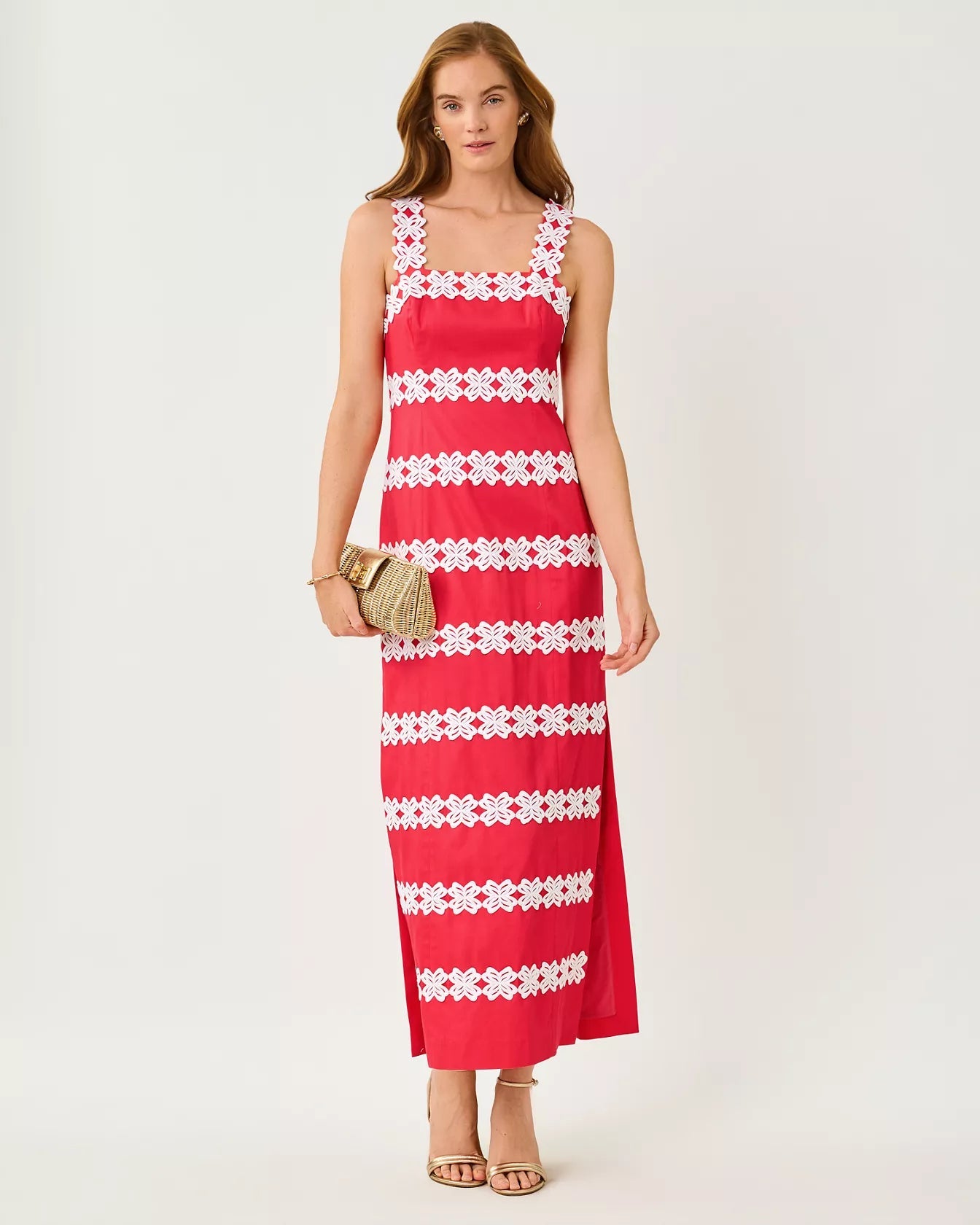 Davis Maxi DressWomen - Dresses - Fitted DressesLILLY PULITZERThe Printed Peach Savannah