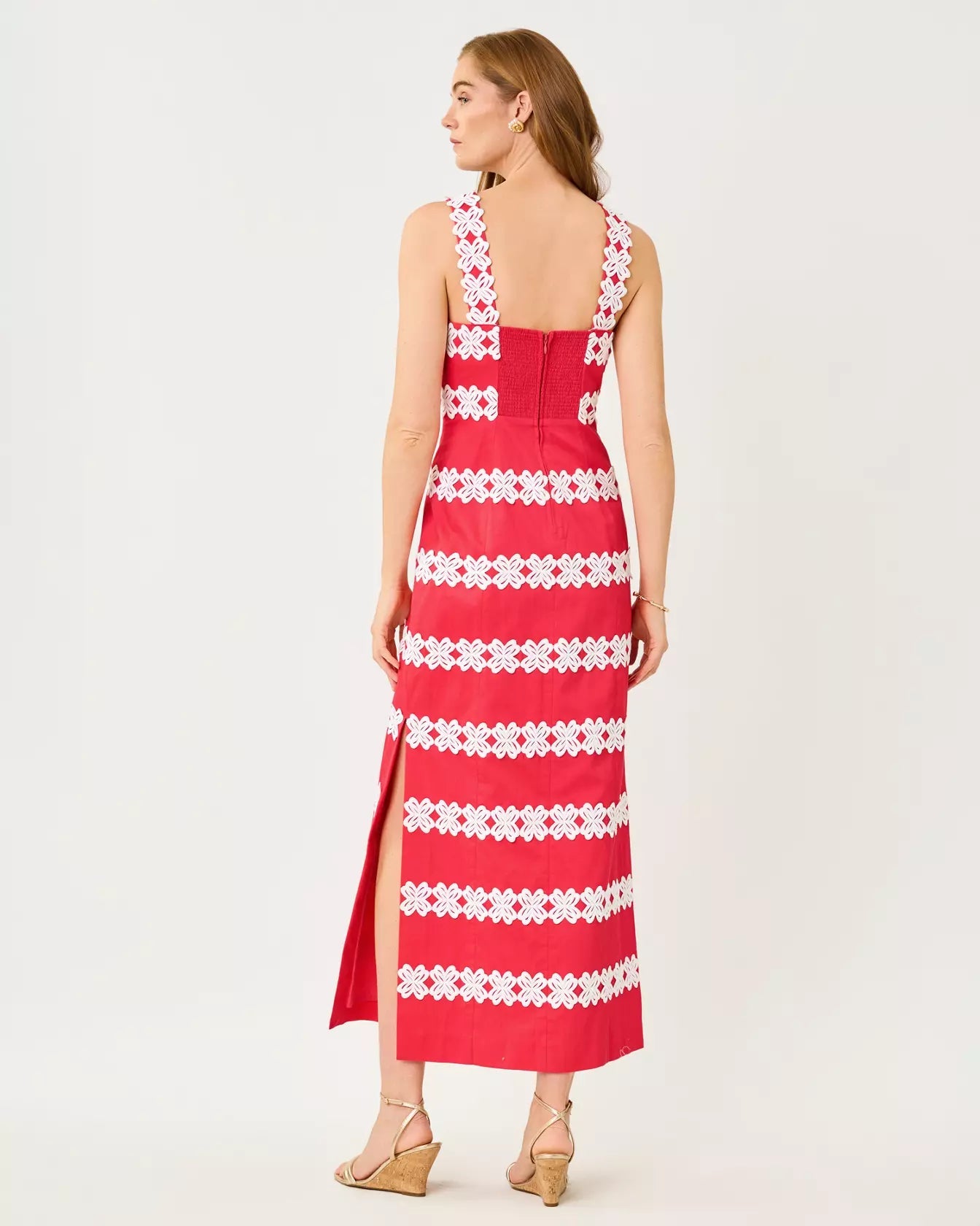 Davis Maxi DressWomen - Dresses - Fitted DressesLILLY PULITZERThe Printed Peach Savannah