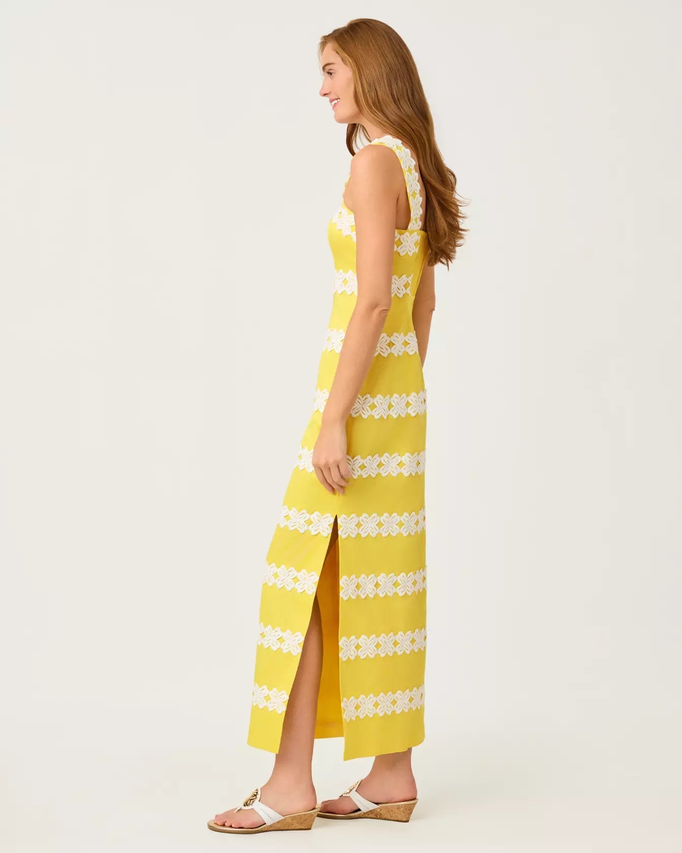 Davis Maxi DressDresses - Fitted DressesLILLY PULITZERThe Printed Peach Savannah