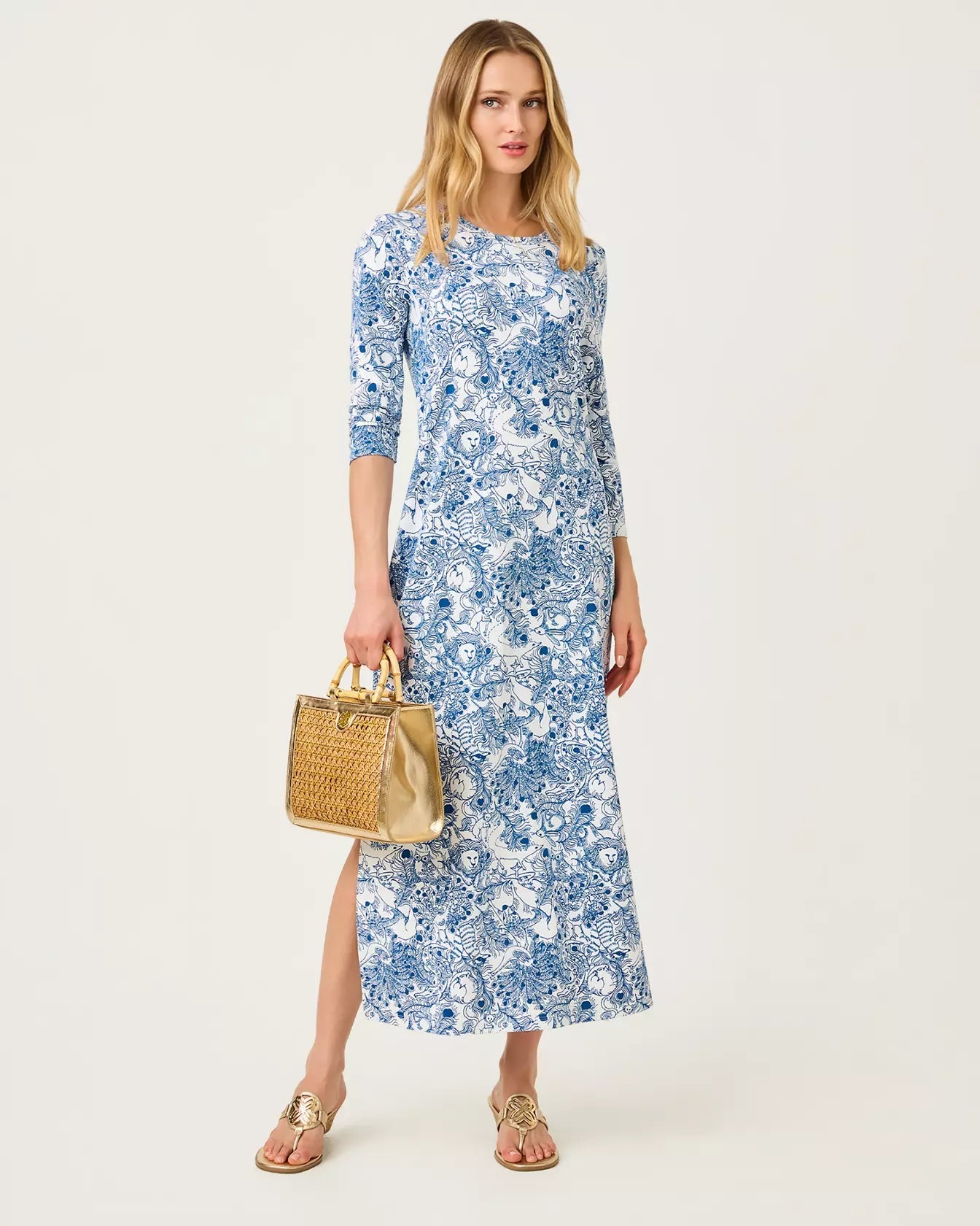 Deena UPF 50+ DressLILLY PULITZERThe Printed Peach Savannah