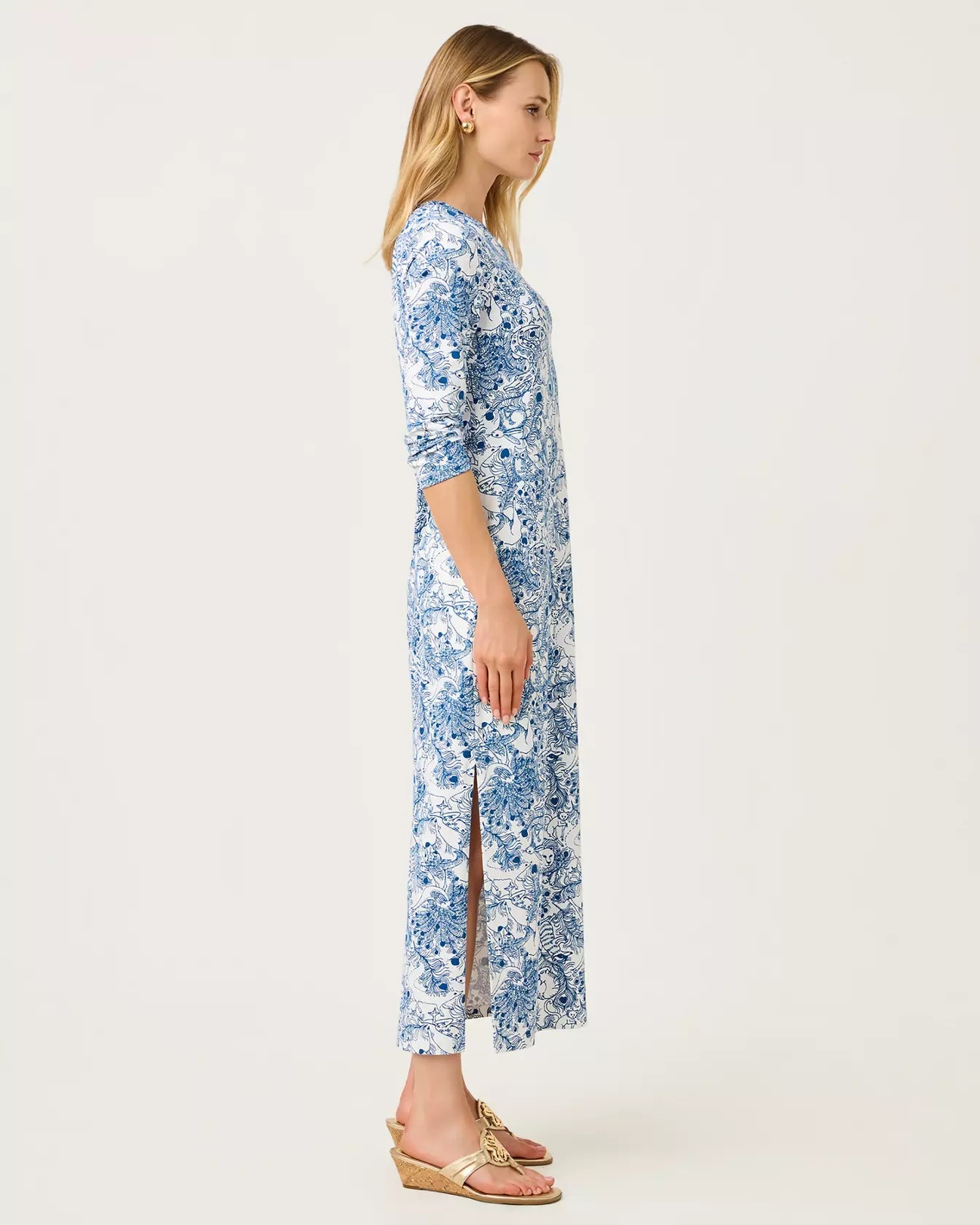 Deena UPF 50+ DressLILLY PULITZERThe Printed Peach Savannah