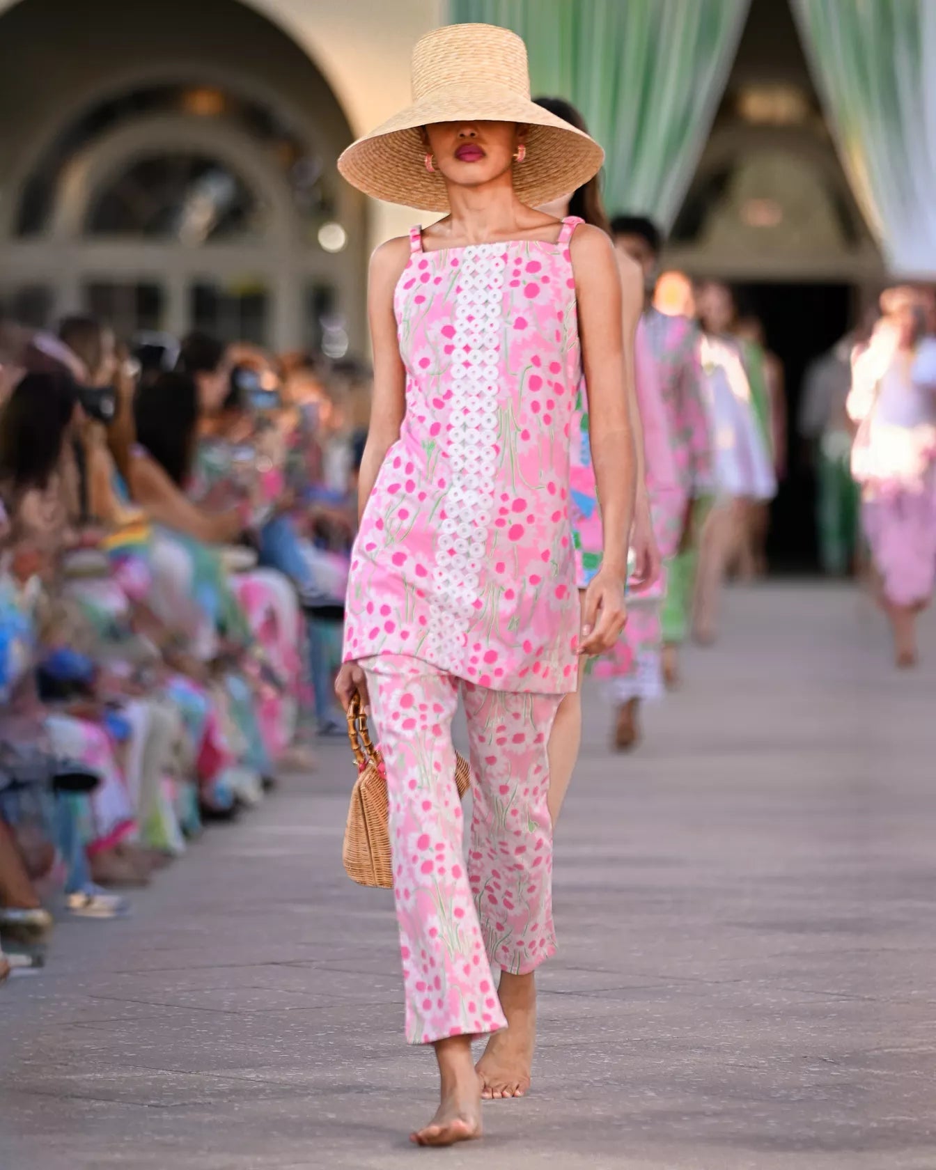 Delores Sleeveless RomperLILLY PULITZERThe Printed Peach Savannah