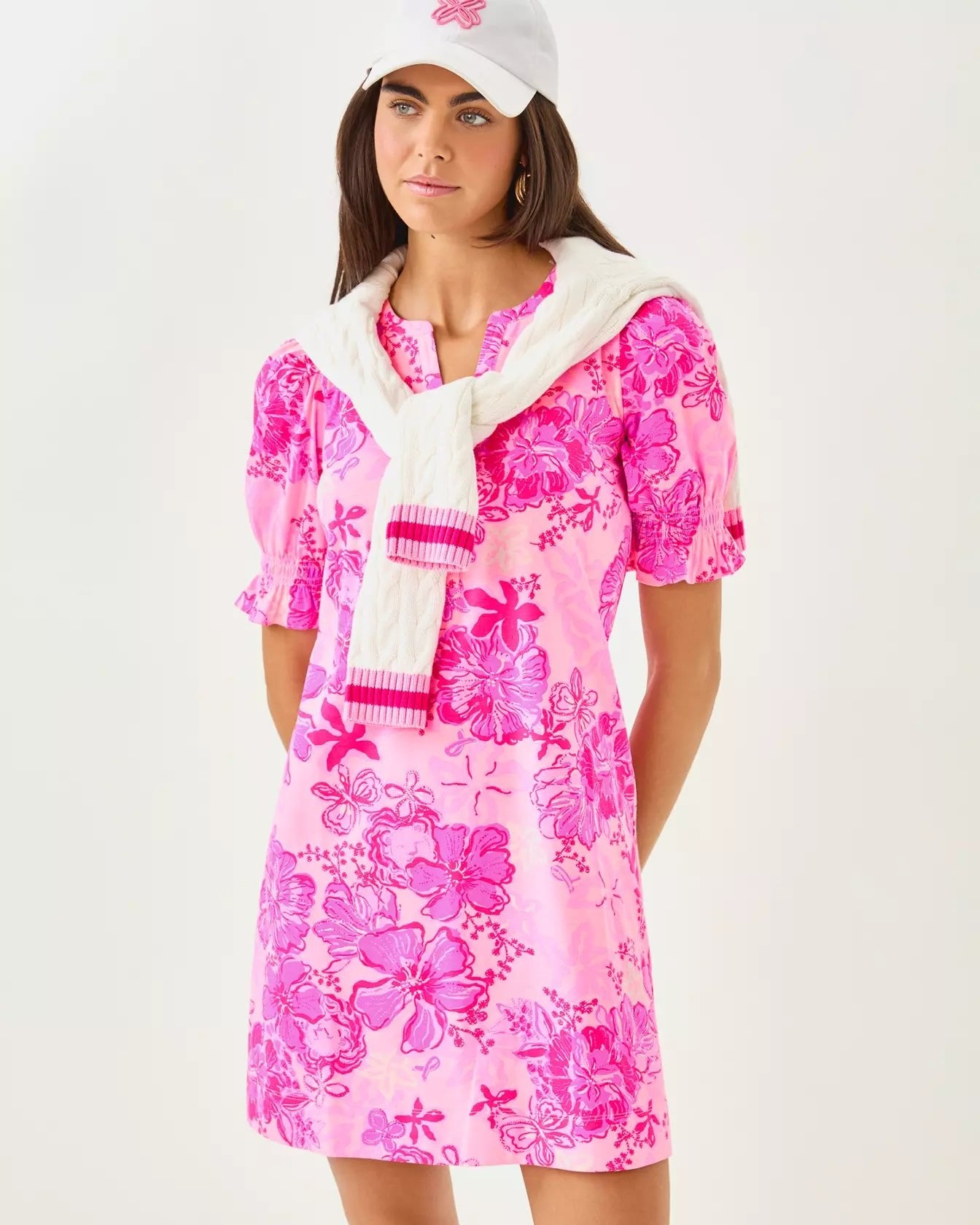 Delsie DressWomens - Dresses - A - Line/Easy DressesLILLY PULITZERThe Printed Peach Savannah