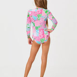 Denning Rashguard UPF 50+Girls - Swim - One PiecesLILLY PULITZERThe Printed Peach Savannah