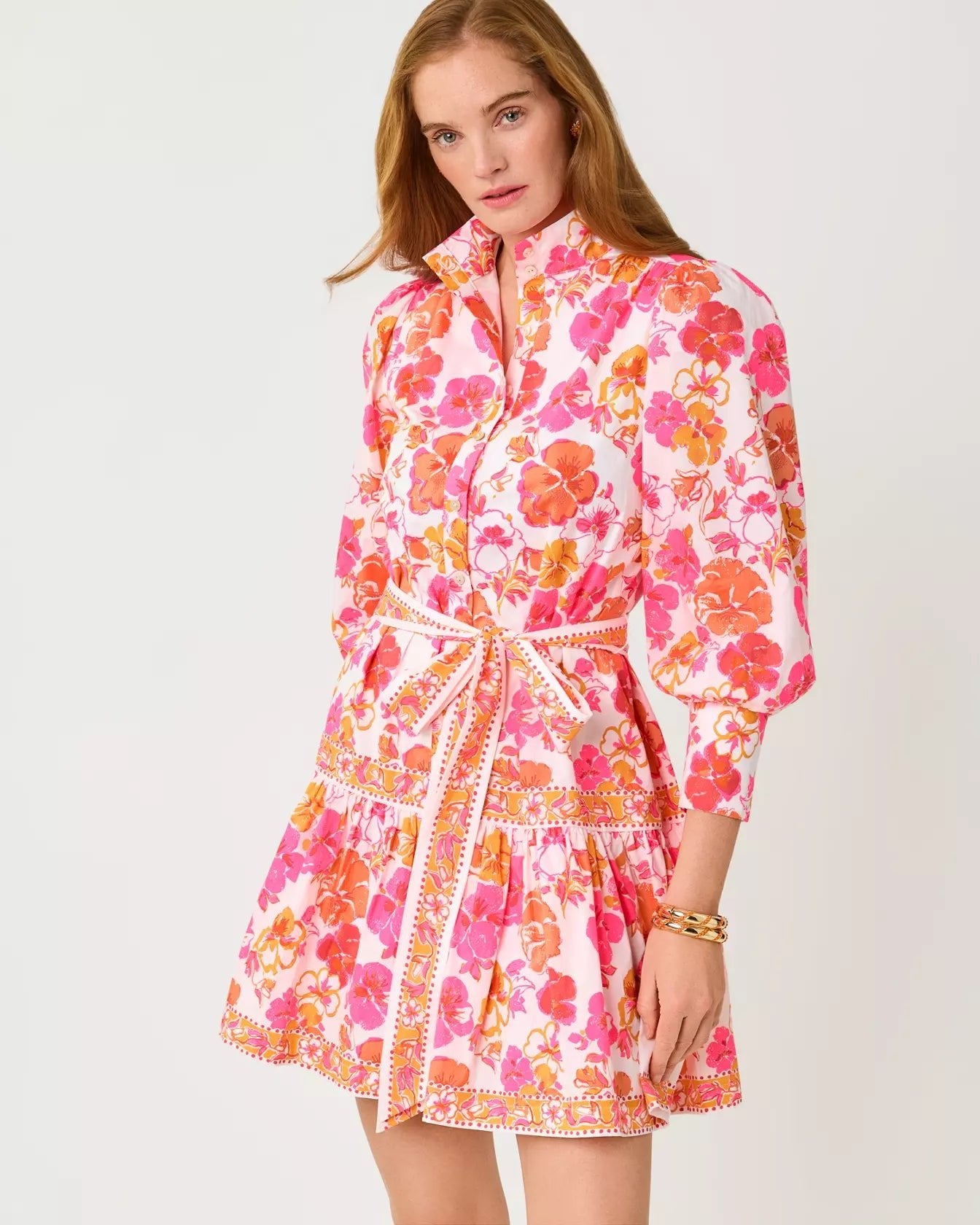 Drena DressDresses-A-Line/Easy DressesLILLY PULITZERThe Printed Peach Savannah