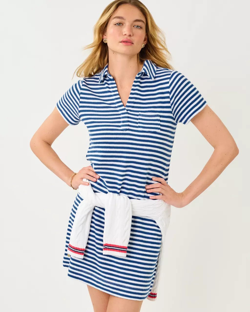 Dune Short Sleeve DressWomen - Loungewear - DressesLILLY PULITZERThe Printed Peach Savannah
