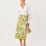 Dustin Midi SkirtLILLY PULITZERThe Printed Peach Savannah