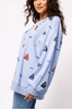 Dusty Blue Sail Boat Icon SweatshirtHeartland Retail ItemsQueen of SparklesThe Printed Peach Savannah