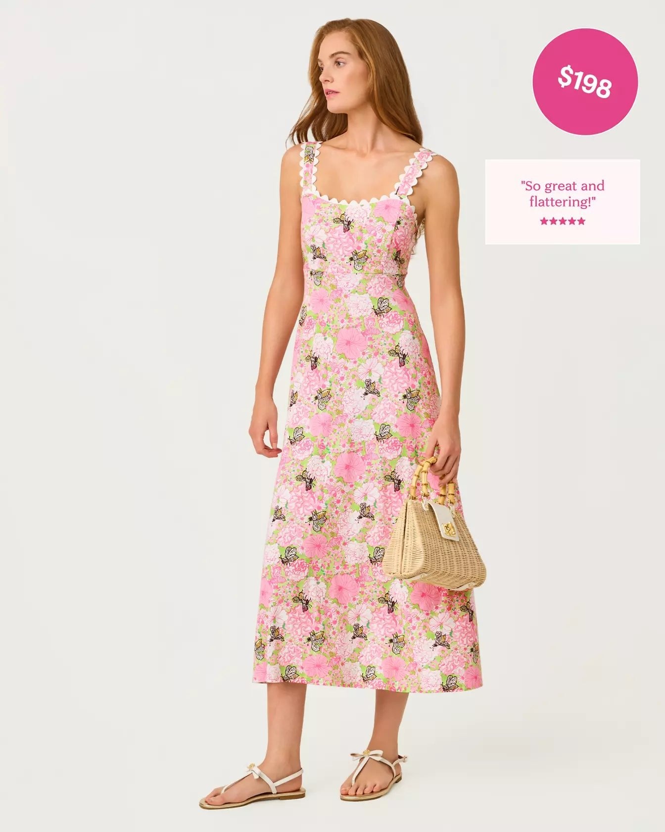 Dwyer Midi DressWomen - DressesLILLY PULITZERThe Printed Peach Savannah