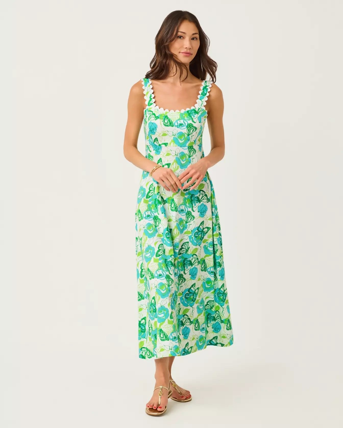 Dwyer Midi DressLILLY PULITZERThe Printed Peach Savannah