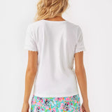 Clairmont Trimmed Knit Tee