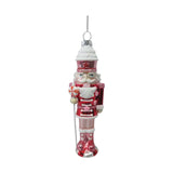 Pink Candy Nutcracker Ornament