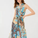 Marria Stretch Maxi Shirtdress