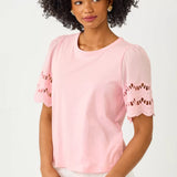 Sebene Eyelet Knit Top