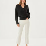 Liza Shimmer Crop Flare