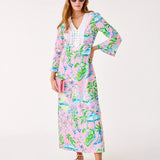 Ocleppo V-Neck Maxi Caftan