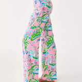 33" Polyanna High Rise Palazzo Pant