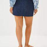 Colette Stretch Denim Skirt