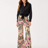 33" Polyanna High Rise Palazzo Pant