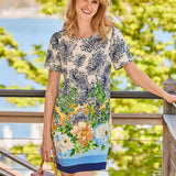 Edita Short Sleeve ShiftWomen - Dresses - A-Line/Easy DressesLILLY PULITZERThe Printed Peach Savannah