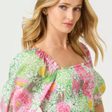 Hadly Short Sleeve Smocked Maxi Dress