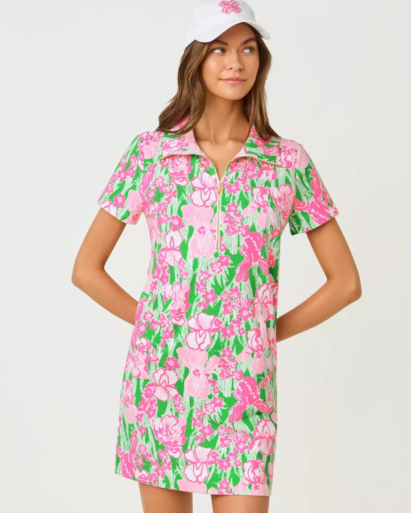 Eleni UPF 50+ DressLILLY PULITZERThe Printed Peach Savannah