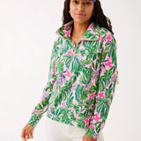 Eleni UPF 50+ PulloverWomen - Tops - Sweatshirts & PopoversLILLY PULITZERThe Printed Peach Savannah