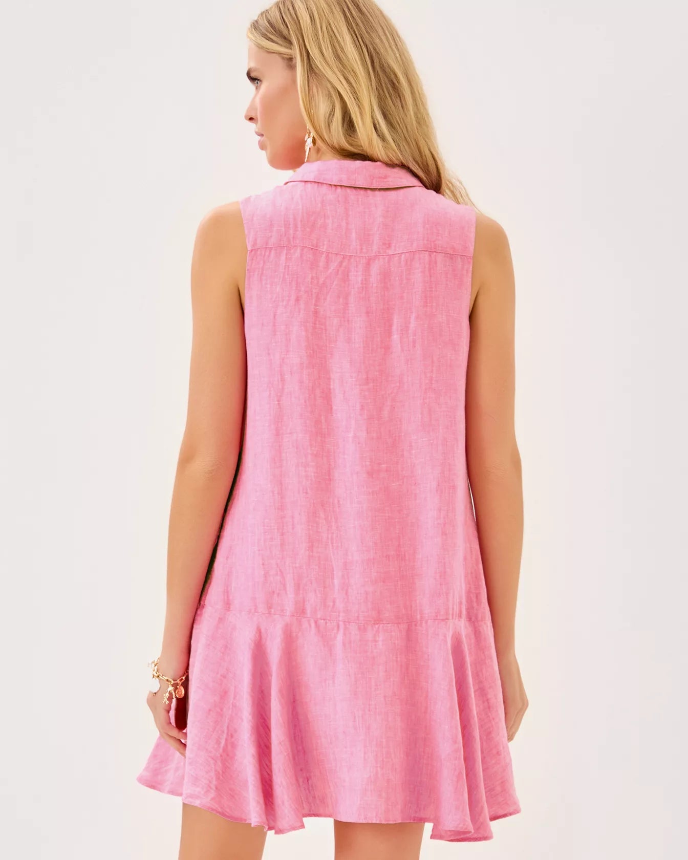 Ellowyn Linen DressWomens - DressesLILLY PULITZERThe Printed Peach Savannah
