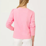 Elmaria Puff Sleeve SweatshirtWomen - Loungewear - TopsLILLY PULITZERThe Printed Peach Savannah