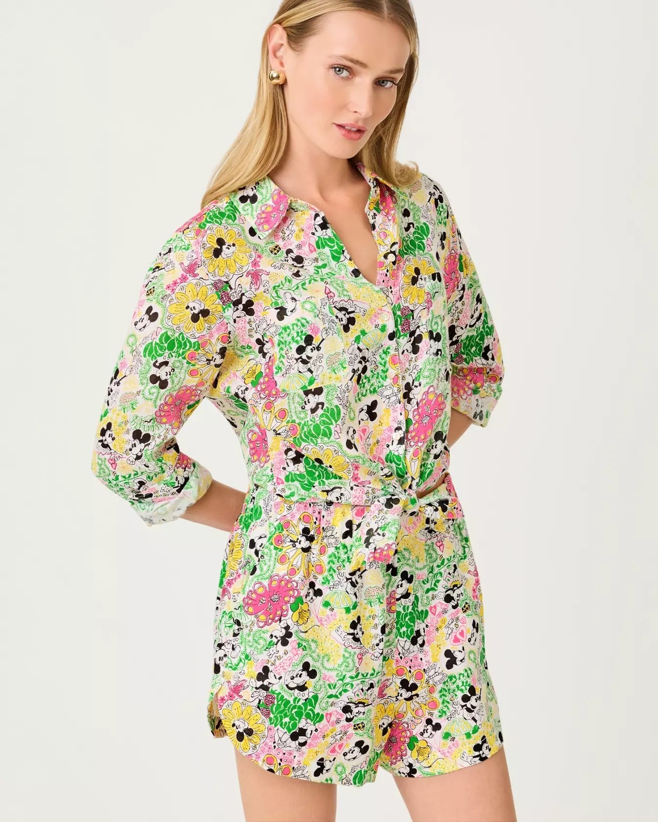 Elodey Linen ShortWomen - Bottoms - ShortsLILLY PULITZERThe Printed Peach Savannah