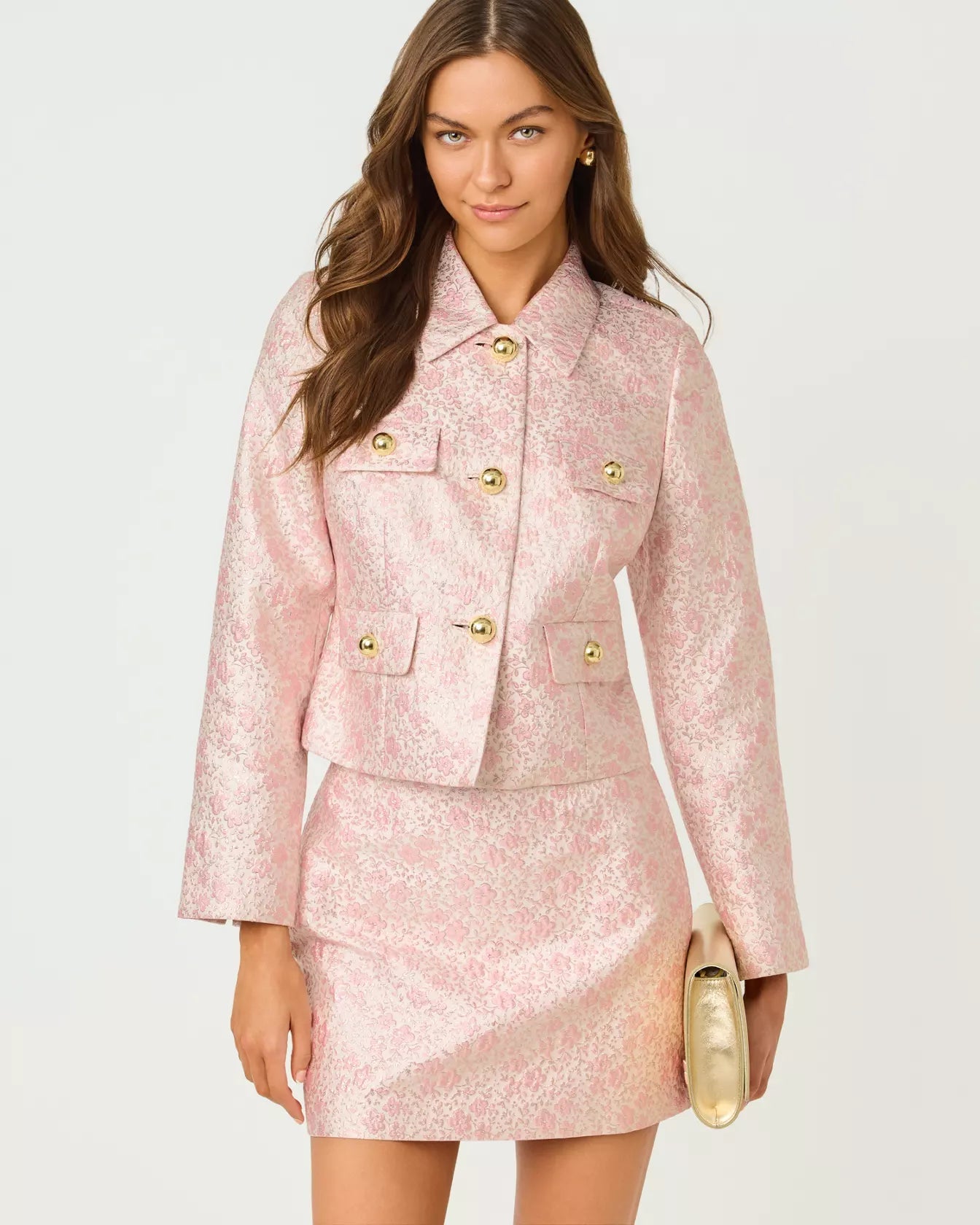 Eloraina Brocade JacketLILLY PULITZERThe Printed Peach Savannah