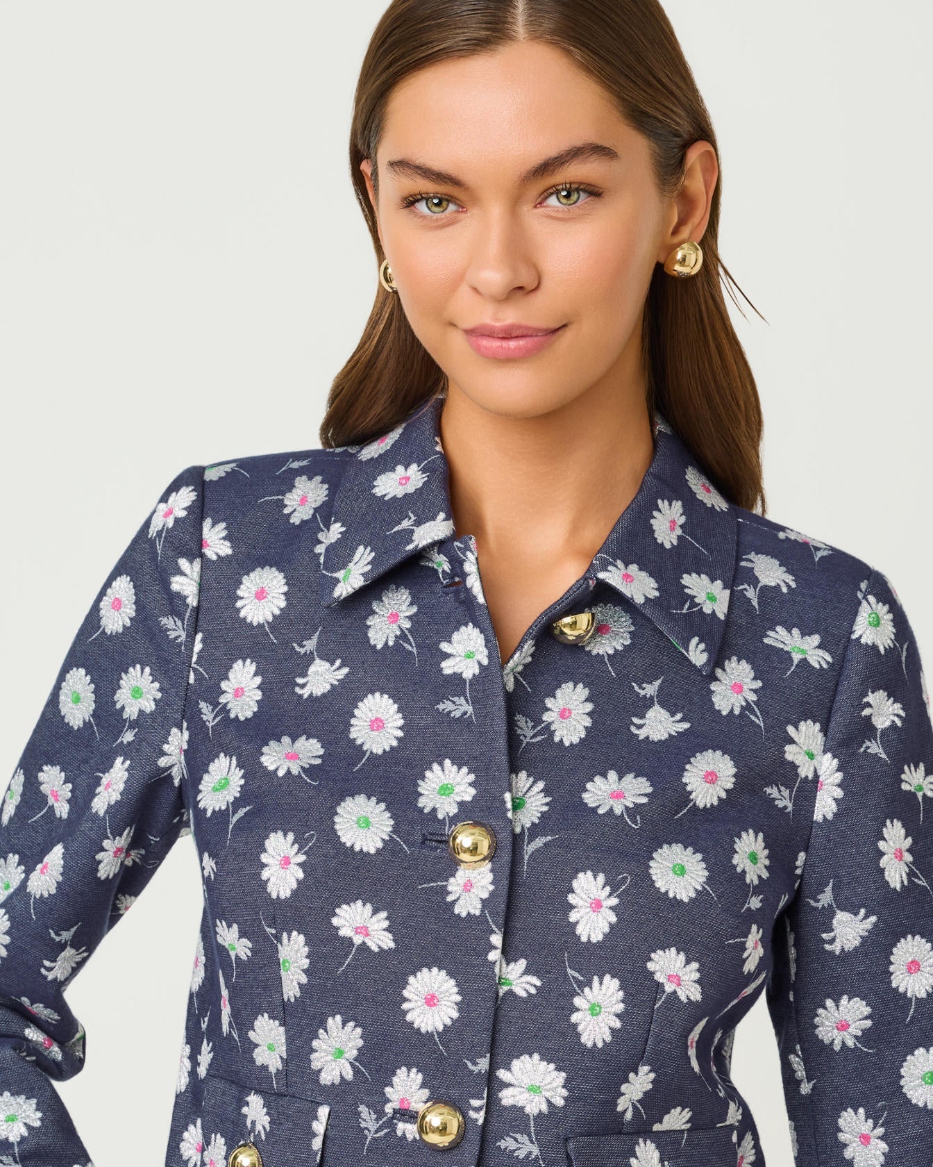 Eloraina Jacquard JacketLILLY PULITZERThe Printed Peach Savannah