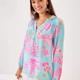 Elsa Silk TopWomens - DressesLILLY PULITZERThe Printed Peach Savannah