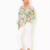 Elsa TopWomens - Tops - BlousesLILLY PULITZERThe Printed Peach Savannah
