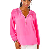 Elsa TopWomen - Tops - BlousesLILLY PULITZERThe Printed Peach Savannah