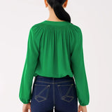 Elsa TopWomen - Tops - BlousesLILLY PULITZERThe Printed Peach Savannah